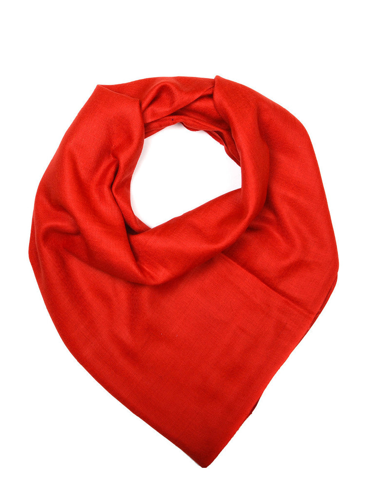 Red pashmina stole